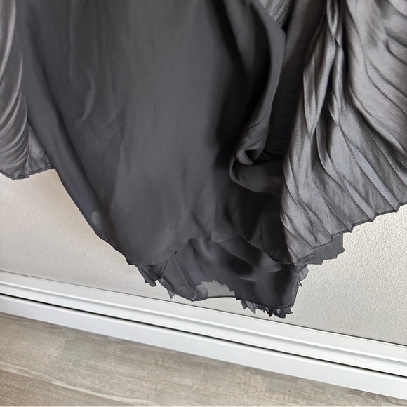 Evereve Black Tiered Maxi Dress Small - Picture 6 of 12